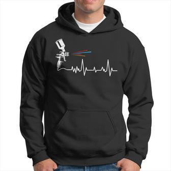 Car Painter Heartbeat Gift For Women Hoodie - Thegiftio UK