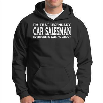 Car Salesman Job Title Employee Funny Worker Car Salesman Hoodie - Seseable