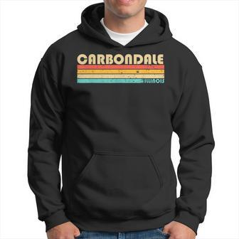 Carbondale Il Illinois Funny City Home Roots Retro 70S 80S 70S Vintage Designs Funny Gifts Hoodie | Mazezy