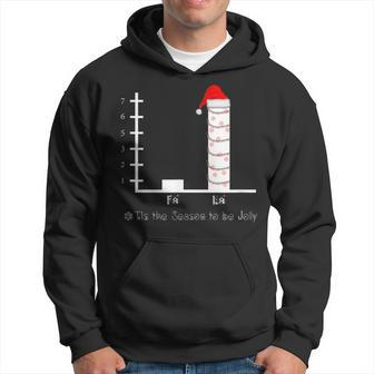 Carol Bar Graph Music Lovers Ugly Christmas Sweater Hoodie - Monsterry