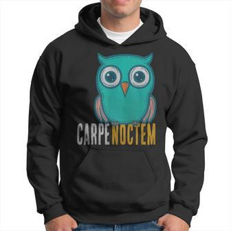 Carpe Seize One's Day Nope The Night Classical Latin Hoodie | Mazezy