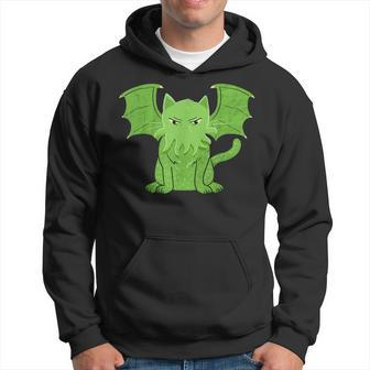 Cathulhu Cute & Scary Monster Cat Graphic Hoodie | Mazezy