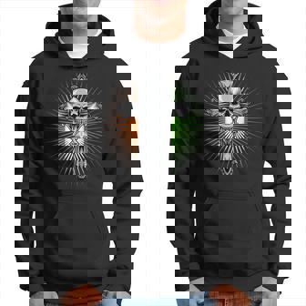Celtic Cross Irish Pride Vintage Skull Ireland Flag Hoodie | Mazezy