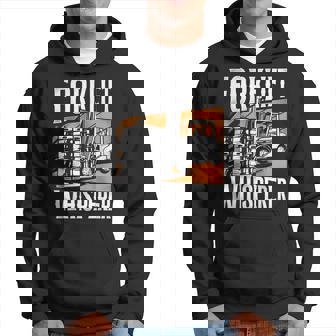 Certified Forklift Truck Operator Vintage Forklift Whisperer Hoodie | Mazezy