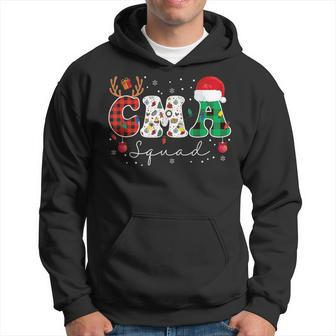 Certified Medical Assistant Christmas Red Plaid Hat Lights Hoodie - Thegiftio UK