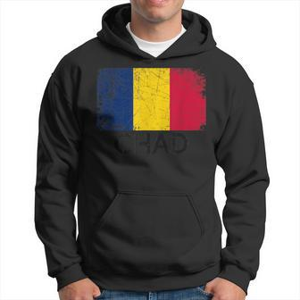 Chadian Flag Vintage Made In Chad Hoodie | Mazezy