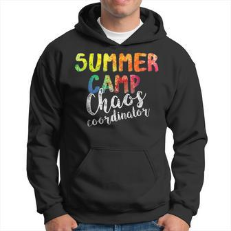 Chaos Coordinator Funny Summer Camp Counselor Summer Funny Gifts Hoodie | Mazezy