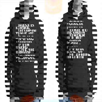 Charisma Giving People Your Full Attention Hoodie | Mazezy