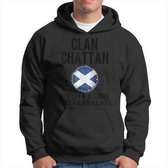 Chattan Clan Scottish Family Name Scotland Heraldry Hoodie | Mazezy