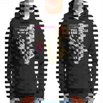 Check Your Boobs Mine Tried To Kill Me Sugar Skull Skeleton Hoodie | Mazezy