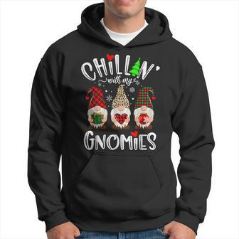 Chillin With My Gnomies Christmas Gnome Family Matching Xmas Hoodie - Monsterry CA