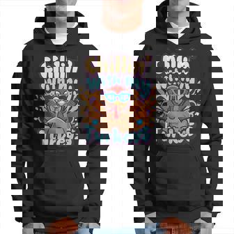 Chillin With My Turkeys Thanksgiving Day And Turkey Hoodie | Mazezy