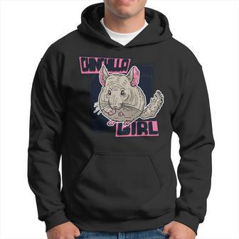 Chinchilla Girl Chinchillidae Shorttailed Chinchilla Hoodie - Monsterry AU