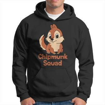 Chipmunk Squad Forest Animal Nature Lover Hoodie | Mazezy