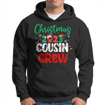 Christmas 2023 Cousin Crew Xmas Lights Matching Pajama Hoodie | Mazezy