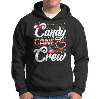Christmas Candy Lover Xmas Candy Cane Crew Hoodie - Monsterry