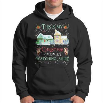 Christmas Movie Watching Family Matching Xmas Hoodie - Thegiftio UK