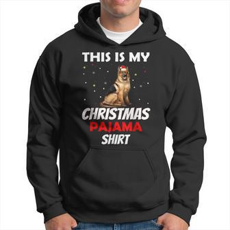 This Is My Christmas Pajama German Shepherd Hoodie - Thegiftio UK