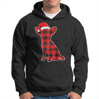 Christmas Plaid Dog Christmas Chihuahua Pajama Hoodie - Thegiftio UK