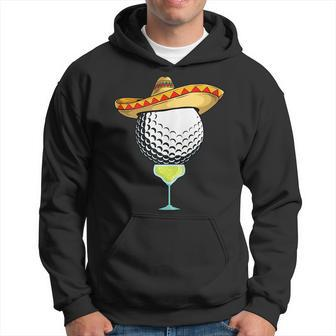 Cinco De Mayo Golf Ball With Sombrero And Margarita Golfer Cinco De Mayo Funny Gifts Hoodie | Mazezy