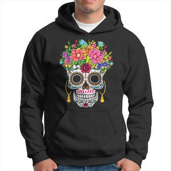 Cinco De Mayo Sugar Skull Dia De Los Muertos Day Of Dead Hoodie - Monsterry CA