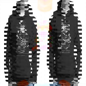Clan Macdonald Surname Last Name Scottish Tartan Crest Funny Last Name Designs Funny Gifts Hoodie | Mazezy