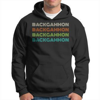 Classic 70'S Vintage Style Backgammon Hoodie | Mazezy