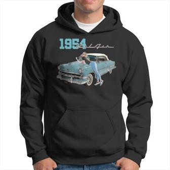 Classic Cars 1954 Belair 50S Convertible Car Collectors Hoodie | Mazezy