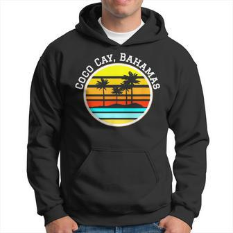 Coco Cay Bahamas Vacation Palm Trees Sunset Hoodie | Mazezy