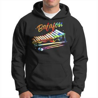 Colorful Balafon West African Music Instrument Hoodie | Mazezy