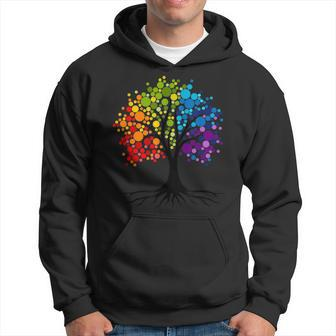 Colorful Tree Dot Day 2023 Dot Hoodie | Mazezy