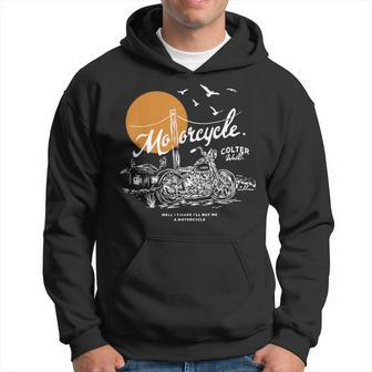 Graphic Colters Arts Wall Motorcycle Quote Music Singer Hoodie - Monsterry UK