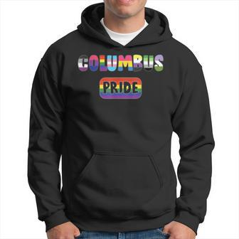 Columbus Gay Pride Lgbt Asexual Bi Lesbian Pan Genderqueer Hoodie | Mazezy