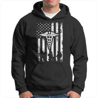 Combat Medic Us Flags Usa American Military Hoodie | Mazezy UK
