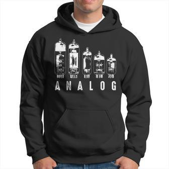Cool Analog Vacuum Tubes Gift | Funny Electron Valve Lover Hoodie | Mazezy
