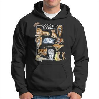 Cool Cats And Kittens Tiger Lion Leopard Felines Hoodie - Thegiftio UK
