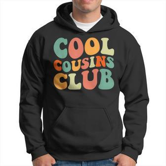Cool Cousin Club Retro Cousin Matching Family Crew Squad Hoodie - Thegiftio UK