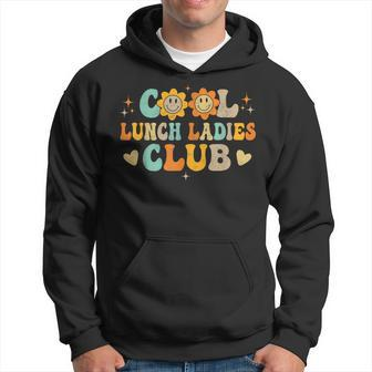 Cool Lunch Ladies Club Happy First Day Back To School Retro Hoodie - Thegiftio UK