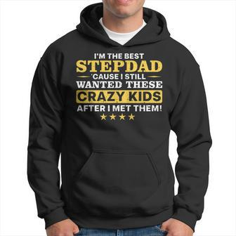 Cool Stepdad For Men Father Step Dad Parenthood Stepfather Hoodie - Seseable