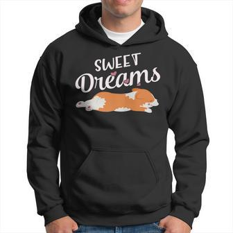 Corgi Dog Lover Sweet Dreams Sleeping Corgi Hoodie | Mazezy