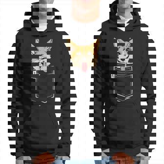 Corgi In Pocket - Pembroke Welsh Corgi Gifts Hoodie | Mazezy