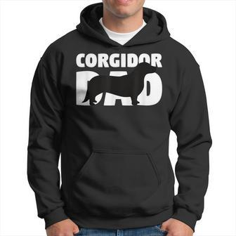 Corgidor For Dog Father 'Corgidor Dad' Corgidor Hoodie | Mazezy