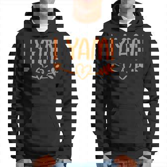 Couple I Yam She's My Sweet Potato Thanksgiving Turkey Day Hoodie - Thegiftio