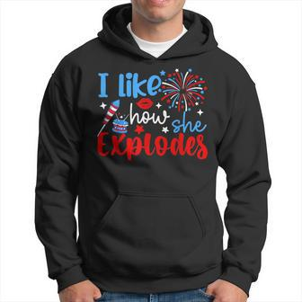Couples 4Th Of July Outfit For Her I Like How She Explodes Hoodie | Mazezy
