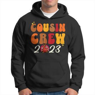 Cousin Crew 2023 Thanksgiving Turkey Family Matching Hoodie - Thegiftio UK