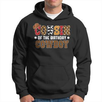Cousin First Birthday Cowboy Western Rodeo Party Matching Hoodie | Mazezy