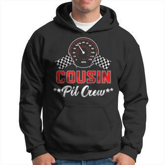 Cousin Racing Car Birthday Party Family Matching Pit Crew Hoodie | Mazezy