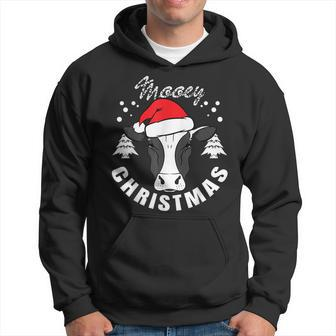 Cow Head Mooey Christmas Cow Lover Hoodie | Mazezy