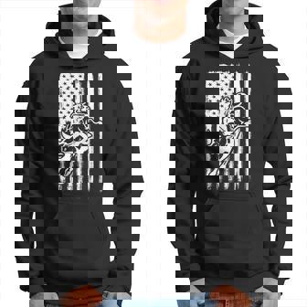 Cowboy Bull Rider - Us American Flag Rodeo Bull Riding Rodeo Funny Gifts Hoodie | Mazezy
