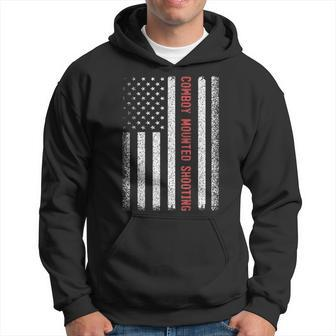 Cowboy Mounted Shooting American Flag 4Th Of July Hoodie | Mazezy